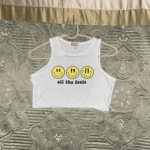 Smiley Crop top